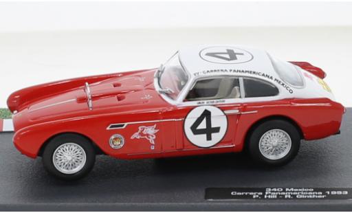 Modelauto Ferrari 340 Mexico RHD No.4 Carrera Panamericana 1953 1/43 SpecialC