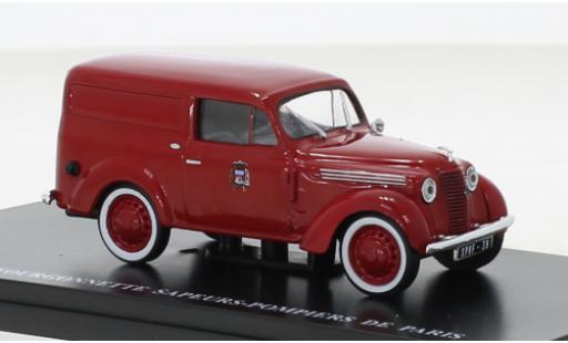 Modelauto Renault Juvaquatre Base Bestelbusje Sapeurs Brandweer (F) 1953 1/43 SpecialC