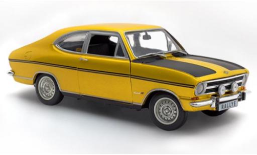 Modelauto Opel Kadett B Rallye Coupe B Rally geel/zwart 1970 1/24 SpecialC