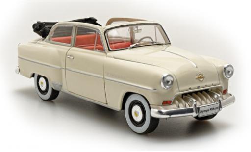 Modelauto Opel Olympia Rekord Cabriolimousine wit 1954 1/24 SpecialC