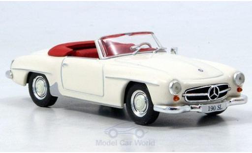 Modelauto Mercedes 190 Base SL (W121) wit 1955 zonder Vitrine 1/43 SpecialC