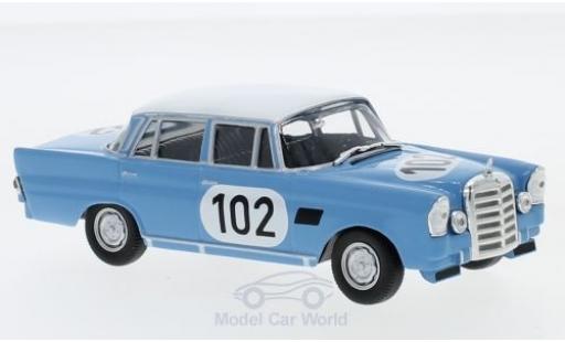Modelauto Mercedes 300 Base SE (W112) No.102 24h Spa 1964 R.Crevits/G.Gosselin zonder Vitrine 1/43 SpecialC