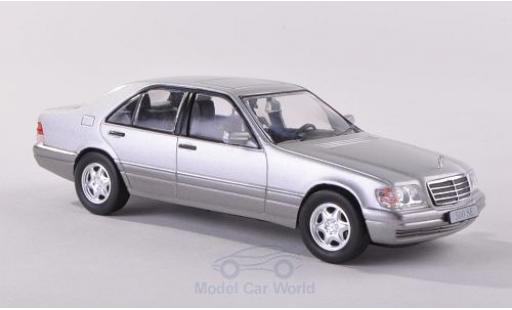 Modelauto Mercedes 500 Base SE (W140) grijs 1991 zonder Vitrine 1/43 SpecialC