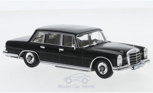 Modelauto Mercedes 600 Base (W100) zwart 1964 zonder Vitrine 1/43 SpecialC