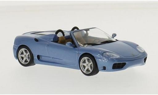 Modelauto Ferrari 360 Spider metallic blauw sans Vitrine 1/43 SpecialC