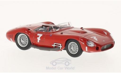 Modelauto Maserati 450 Base S No.7 GP Zweden 1957 J.Behra/S.Moss zonder Vitrine 1/43 SpecialC