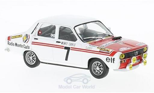 Modelauto Renault 12 Gordini No.7 Rally Monte Carlo 1973 J.Ragnotti/J.Jaubert zonder Vitrine 1/43 SpecialC