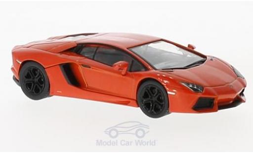 Modelauto Lamborghini Aventador LP 700-4 oranje 2010 1/43 SpecialC