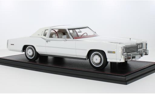 Modelauto Cadillac Eldorado Biarritz wit 1978 1/18 Stamp Models