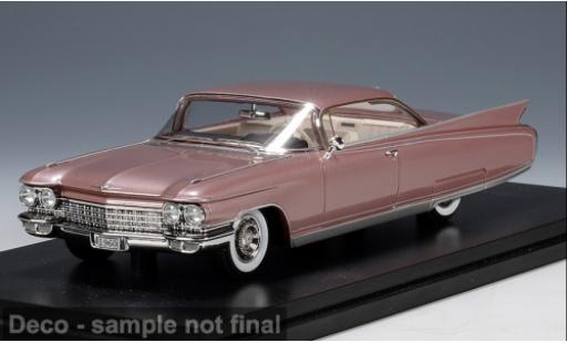 Modelauto Cadillac Eldorado Coupe Seville roze 1960 1/43 Stamp Models