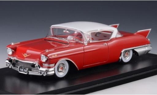 Modelauto Cadillac Eldorado Coupe Seville rood/wit 1957 1/43 Stamp Models