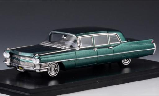 Modelauto Cadillac Fleetwood Limousine 75 Sedan metallic groen 1964 1/43 Stamp Models