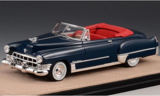 Modelauto Cadillac Series 62 Convertible Cabriolet metallic blauw 1949 1/43 Stamp Models