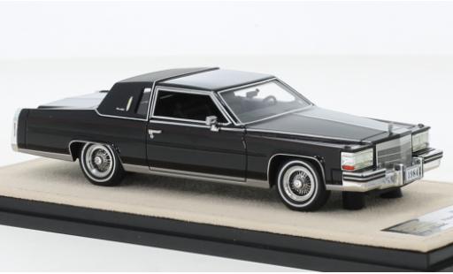Modelauto Cadillac Fleetwood Coupe Brougham zwart 1984 1/43 Stamp Models