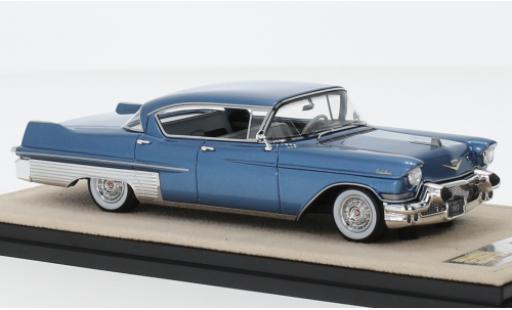 Modelauto Cadillac Fleetwood Sixty Special metallic blauw 1957 1/43 Stamp Models