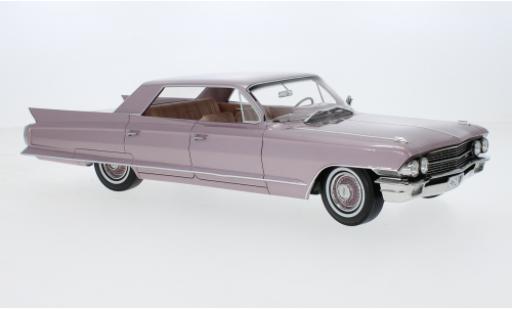 Modelauto Cadillac Sedan Sedan DeVille metallic roze 1962 1/18 Stamp Models