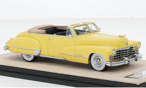 Modelauto Cadillac Series 62 Convertible Cabriolet geel 1947 1/43 Stamp Models