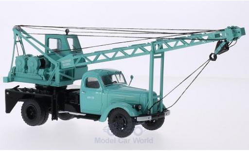 Modelauto Zil 164 Base ZIL turquoise AK-75 Kranwagen Ausstellungsfahrzeug 1/43 Start Scale Models