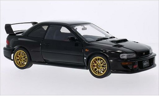 Subaru Impreza 22B 1/18 Autoart zwart 1998 modelauto