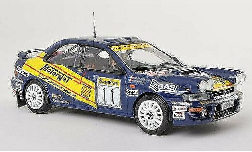 Subaru Impreza WRC 1/43 Trofeu 4x4 Turbo No.11 MotorNet Rally Monte Carlo 1996 /C.Baroni modelauto