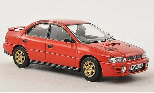 Subaru Impreza Base 1/43 Vanguards Turbo rood RHD modelauto