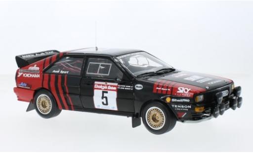 Modelauto Audi Quattro a2 No.5 Circuit des Ardennes 1986 1/18 Sun Star