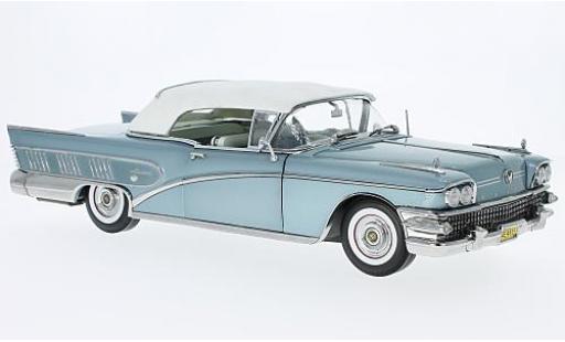 Modelauto Buick Limited Convertible Cabriolet metallic blauw 1958 ferm&Atilde;&copy; 1/18 Sun Star