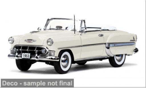 Modelauto Chevrolet Bel Air Convertible OpenCabriolet wit 1953 1/18 Sun Star