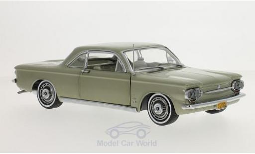 Modelauto Chevrolet Corvair Coupe metallic groen 1963 1/18 Sun Star