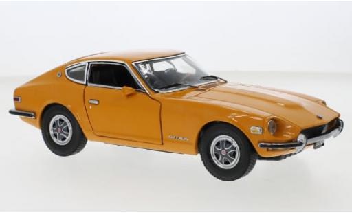 Modelauto Datsun 240Z Coupe oranje 1972 1/18 Sun Star
