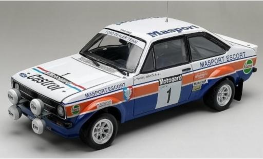 Modelauto Ford Escort RS 1800 MkII No.1 Masport Castrol Rally WM Rally Neuseeland 1979 H.Mikkola/A.Hertz 1/18 Sun Star