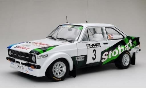 Modelauto Ford Escort RS 1800 MkII No.3 Stobart RAC Rally 2008 M.Wilson/J.Millington 1/18 Sun Star