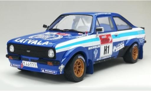 Modelauto Ford Escort RS 1800 MkII RS1800 Latvala Motorpsort Historic Rally Sport Rally Estonia 2012 J-M.Latvala/A.Sairanen 1/18 Sun Star