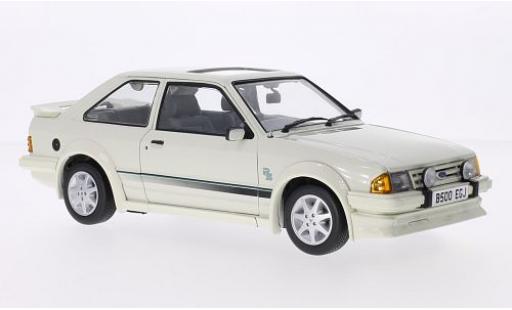 Modelauto Ford Escort RS Turbo MkIII wit RHD 1984 1/18 Sun Star