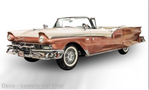 Modelauto Ford Fairlane 500 Skyliner bronze/beige 1957 1/18 Sun Star