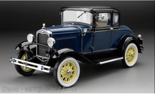 Modelauto Ford Model A Coupe blauw/zwart 1931 1/18 Sun Star