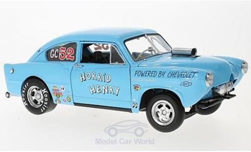 Modelauto Kaiser Henry J Gasser blauw Horrid Henry 1951 1/18 Sun Star