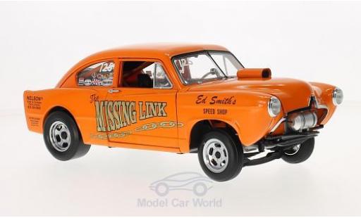 Modelauto Kaiser Henry J Gasser oranje Missing Link 1951 1/18 Sun Star