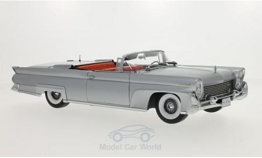 Modelauto Lincoln Continental 1958 Mark III Cabriolet metallic grijs 1/18 Sun Star