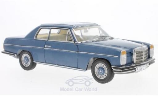 Modelauto Mercedes 280 Coupe C/8 blauw 1973 1/18 Sun Star