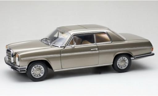Modelauto Mercedes /8 Coupe (C114) metallic grijs 1973 Strich-Acht 1/18 Sun Star