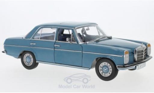 Modelauto Mercedes Strich Base 8 Saloon blauw 1968 1/18 Sun Star