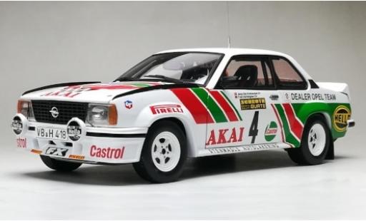 Modelauto Opel Ascona B 400 B No.4 Dealer Team Castrol International Sachs Winter Rally 1981 J-O.Kristiansen/F.Hartwigsen 1/18 Sun Star