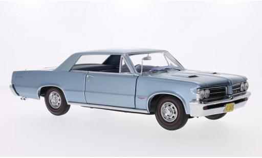 Modelauto Pontiac GTO 1964 metallic blauw 1/18 Sun Star