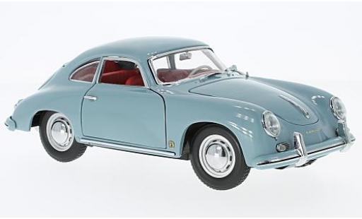 Modelauto Porsche 356 A A GS Carrera GT blauw 1957 sans Vitrine 1/18 Sun Star