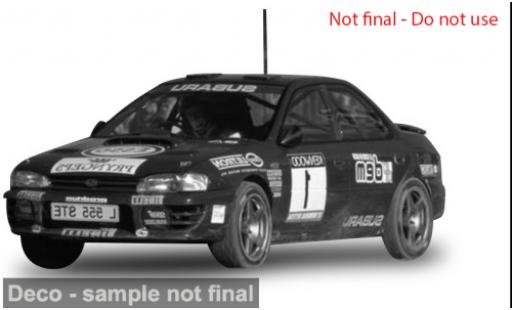 Modelauto Subaru Impreza 555 Memorial Bettega 1994 #1 1/18 Sun Star