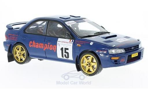 Modelauto Subaru Impreza 555 No.15 Tour de Corse 1996 M.Massarotto/Y.Bouzat 1/18 Sun Star