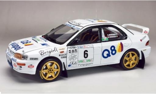 Modelauto Subaru Impreza 555 No.6 Rally Il Ciocco 1998 A.Navarra/R.Casazza 1/18 Sun Star