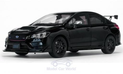 Modelauto Subaru WRX STI (S207) zwart RHD 2015 NBR Challenge Package 1/18 Sun Star
