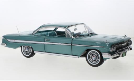 Modelauto Chevrolet Impala Coupe Sport metallic turquoise 1961 1/18 Sun Star